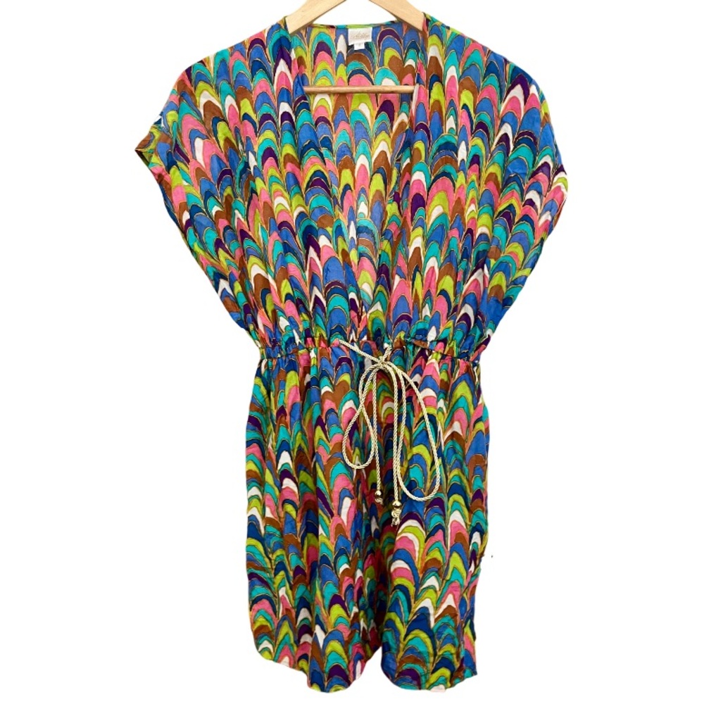Milly Cabana Cotton Silk Blend dress / Cover-Up